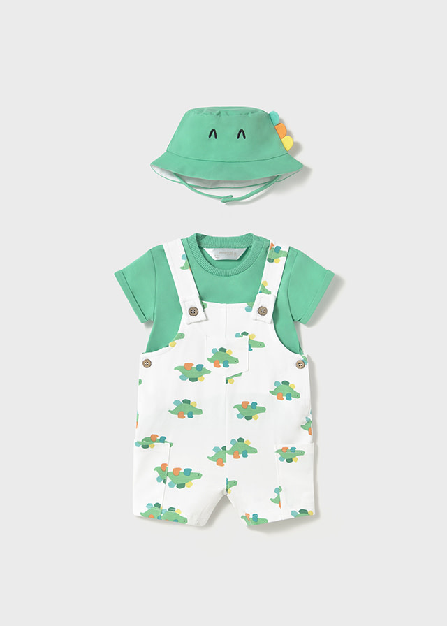 Mayoral Mayoral Dino Dungaree Set