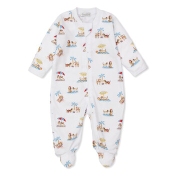 kissy kissy Kissy Kissy Puppy Beach Daze Footie