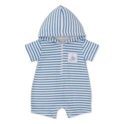 kissy kissy Kissy Kissy Whale Wonder Terry Romper