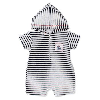 kissy kissy Kissy Kissy Seas The Day Terry Romper