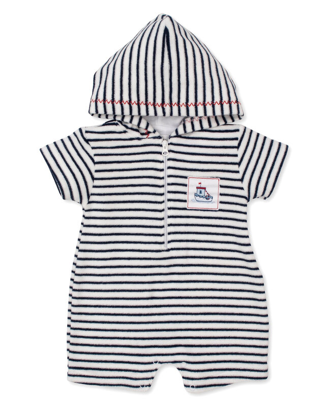 kissy kissy Kissy Kissy Seas The Day Terry Romper