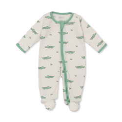 kissy kissy Kissy Kissy Crocodile Walk Footie w/Hat Set