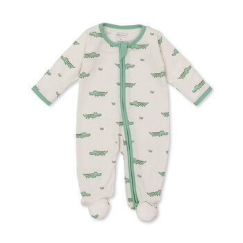 kissy kissy Kissy Kissy Crocodile Walk Footie w/Hat Set