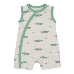 kissy kissy Kissy Kissy Crocodile Walk Sleeveless Playsuit
