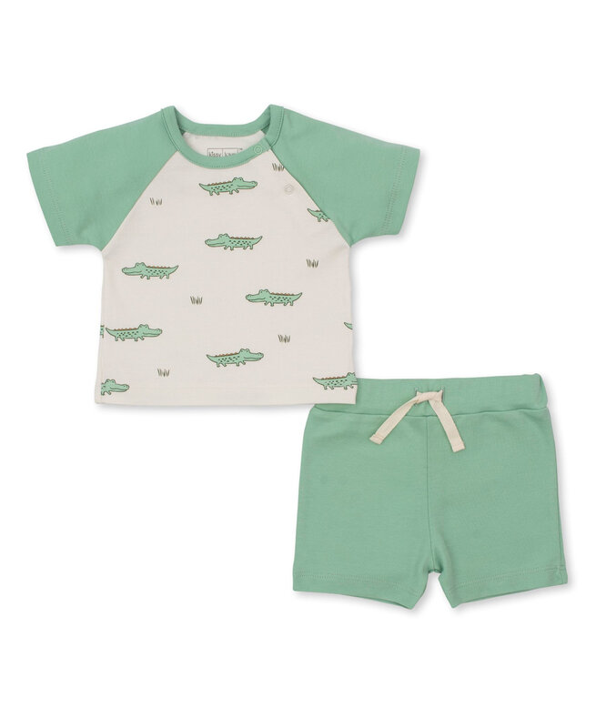 kissy kissy Kissy Kissy Crocodile Walk Short Set