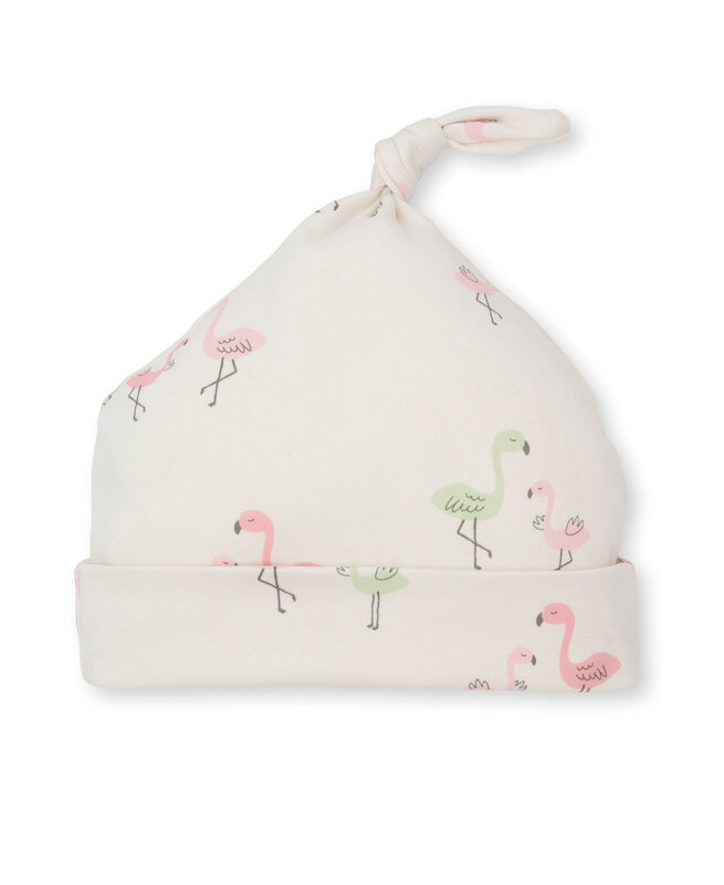 kissy kissy Kissy Kissy Flamingo Love Footie w/Hat Set