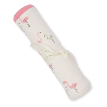 kissy kissy Kissy Kissy Flamingo Love Blanket