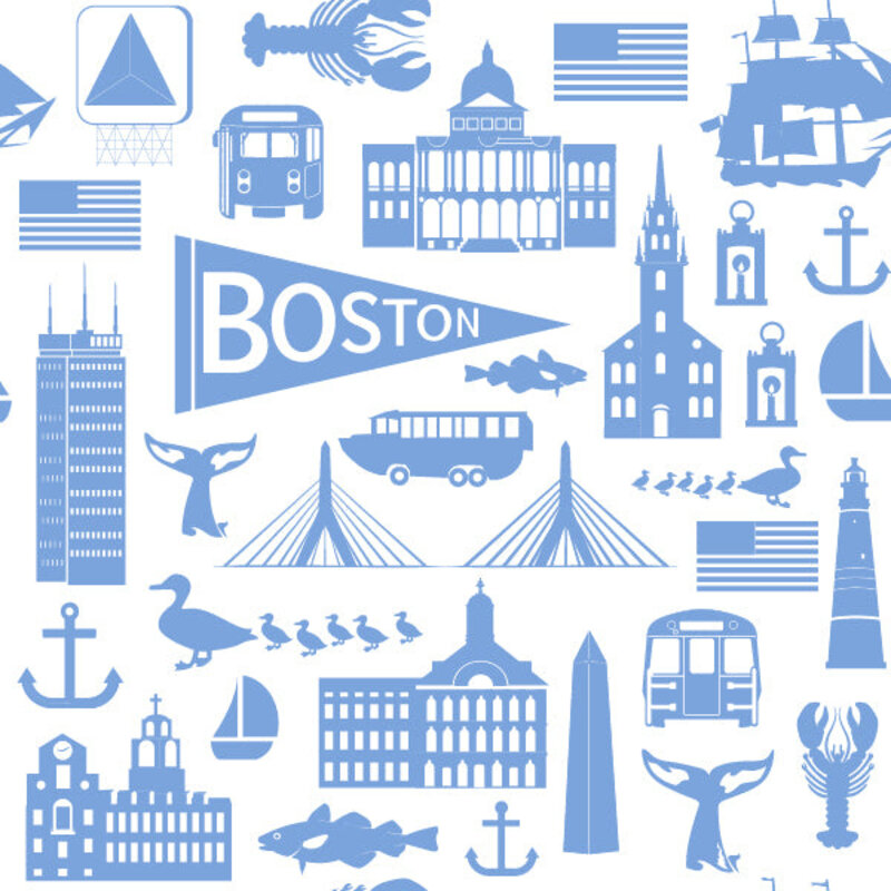 Sidetrack Sidetrack Boston Icons Zipper Footie