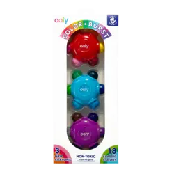 ooly Color Burst Easy Grip Crayons