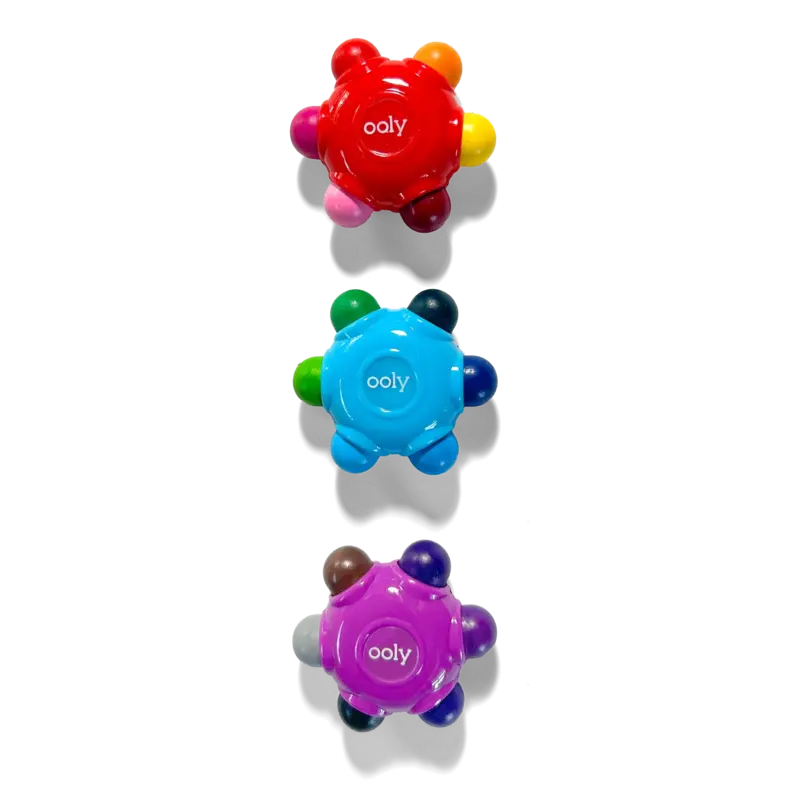 ooly Color Burst Easy Grip Crayons