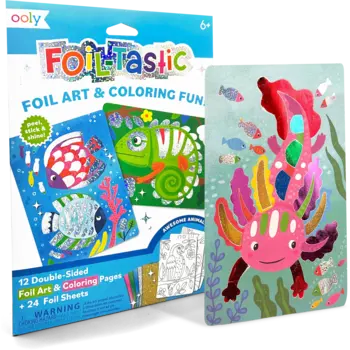 ooly Foil-Tastic Foil Art Kit: Awesome Animals