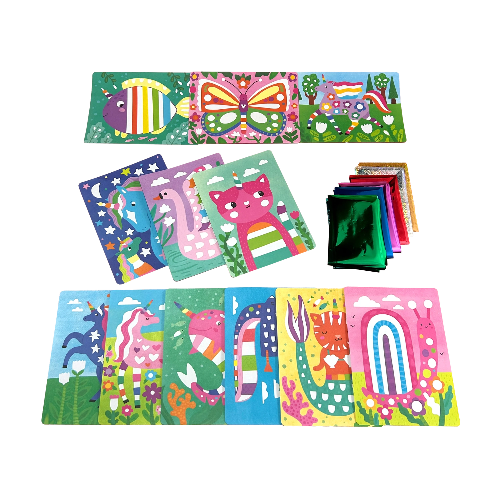 ooly Foil-Tastic Foil Art Kit: Whimsical World