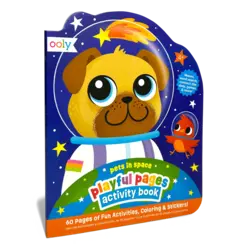 ooly Playful Pages Activity Book -Pets in Space!
