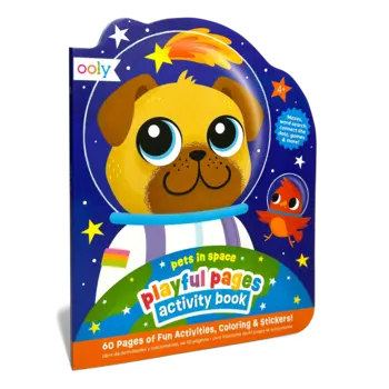 ooly Playful Pages Activity Book -Pets in Space!