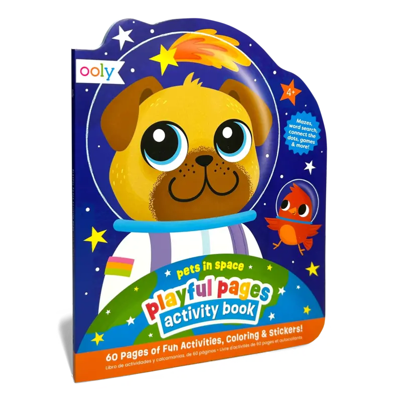 ooly Playful Pages Activity Book -Pets in Space!