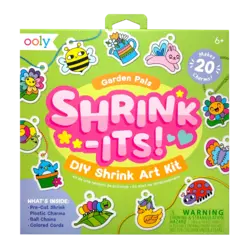 ooly Shrink-Its! Diy Shrink Art Kit - Garden Pals