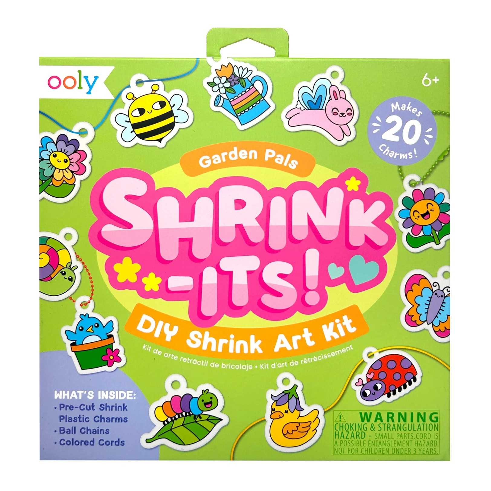 ooly Shrink-Its! Diy Shrink Art Kit - Garden Pals