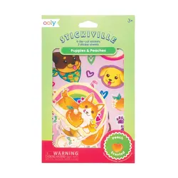 ooly Stickiville Stickers: Puppies & Peaches - Scented