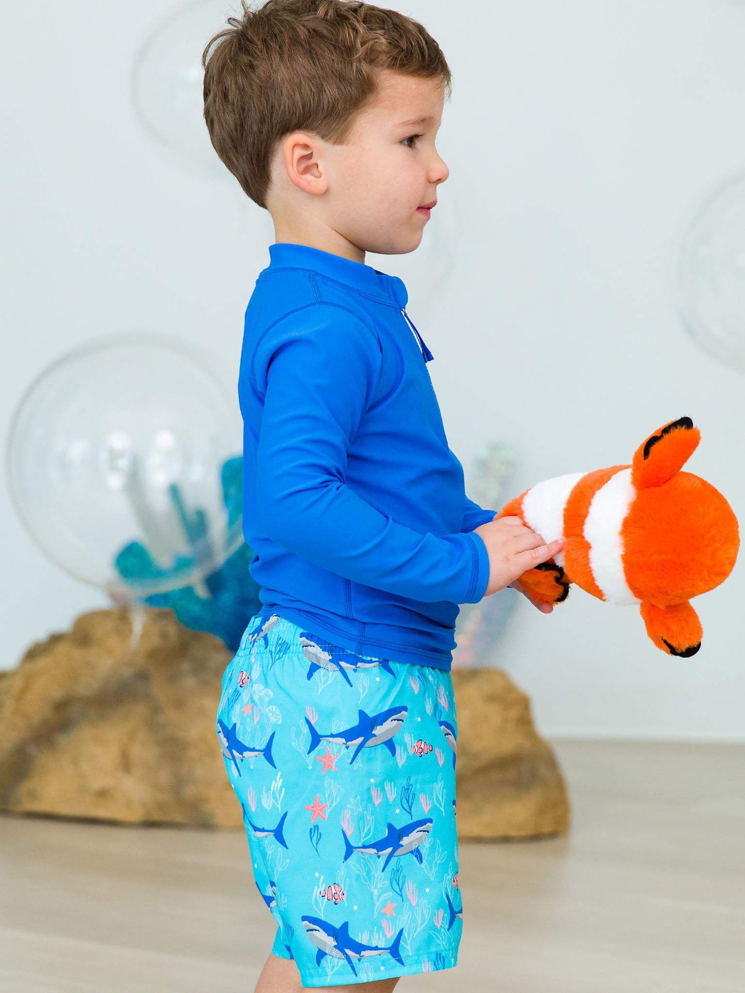 RuffleButts Rufflebutts Long Sleeve Rash Guard