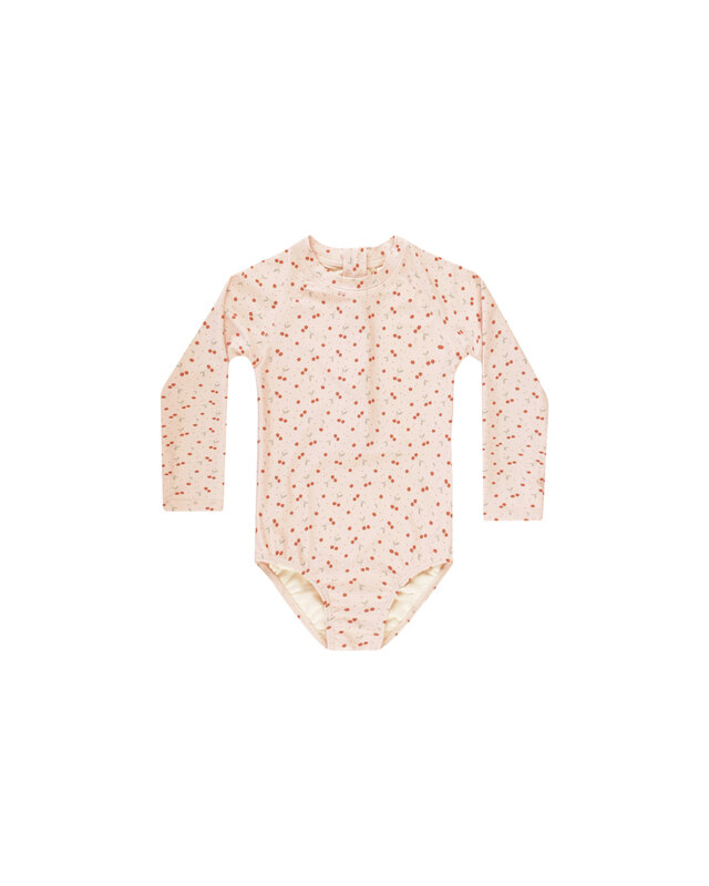 Rylee and Cru Rylee & Cru Cherries Delphine Rashguard One-Piece