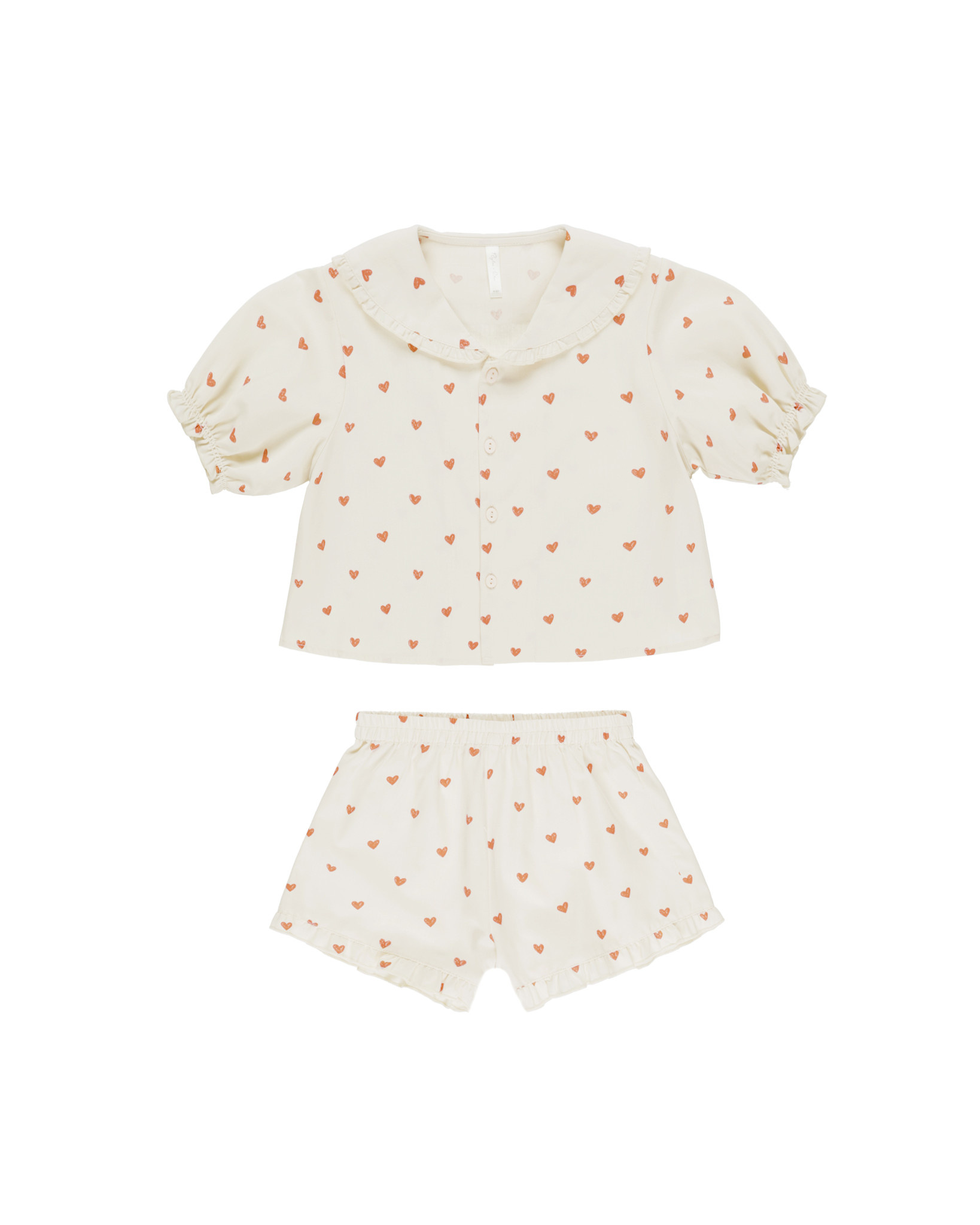 Rylee and Cru Rylee & Cru Hearts Delilah Pajama Set