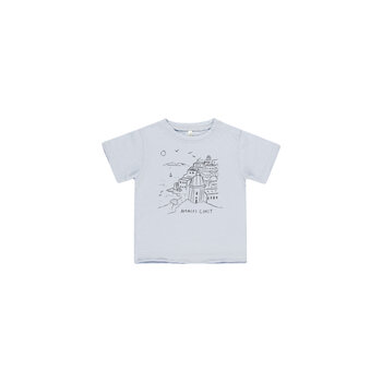 Rylee and Cru Rylee & Cru Amalfi Coast Raw Edge Tee