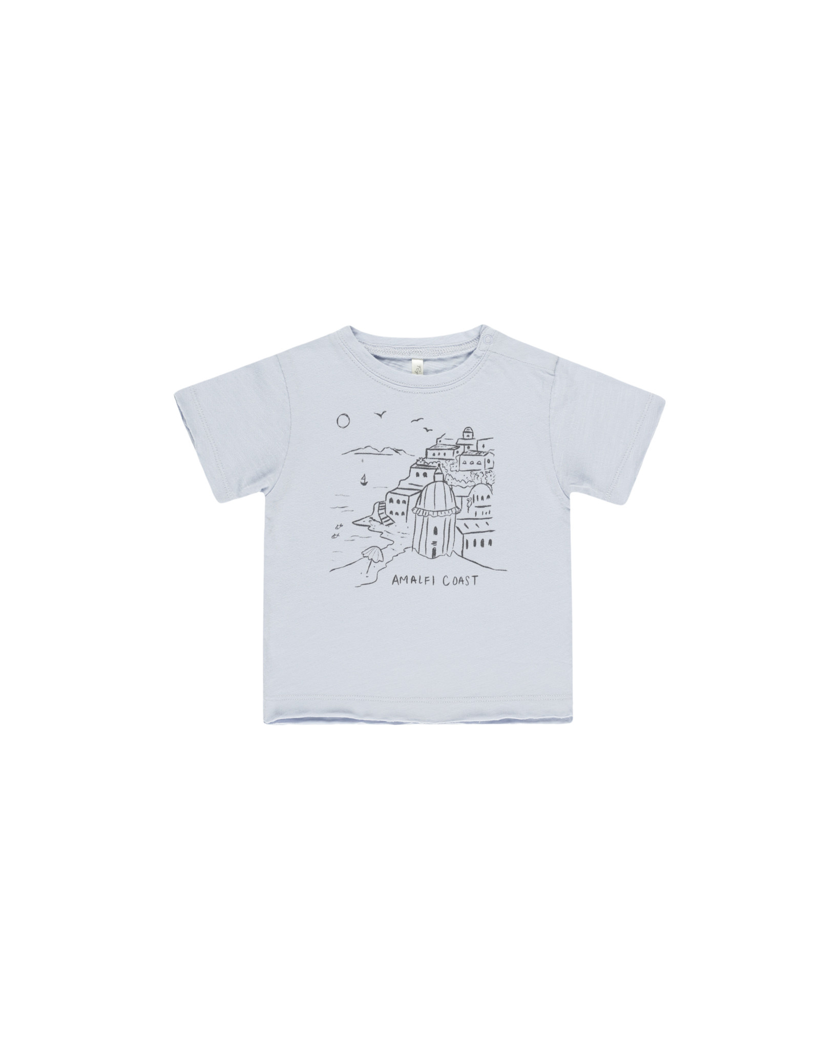 Rylee and Cru Rylee & Cru Amalfi Coast Raw Edge Tee