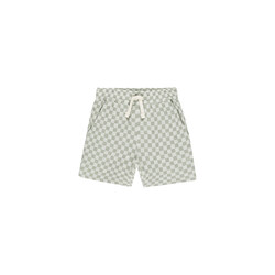 Rylee and Cru Rylee & Cru Sage Check Bermuda Short