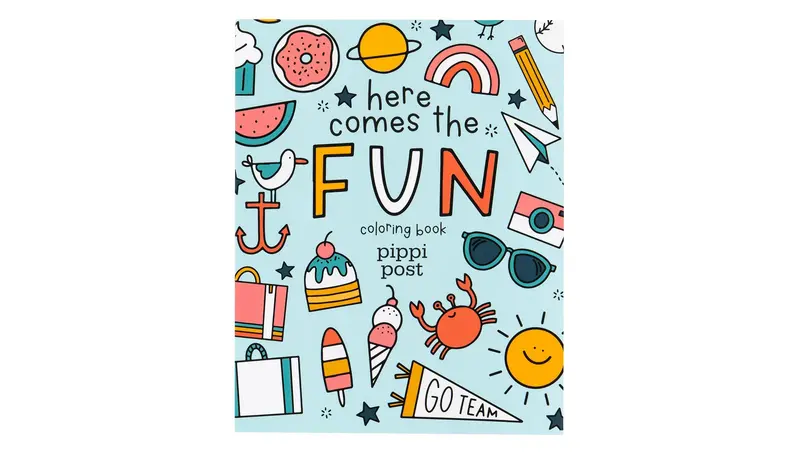 Pippi Post Here Comes the Fun  Coloring Book
