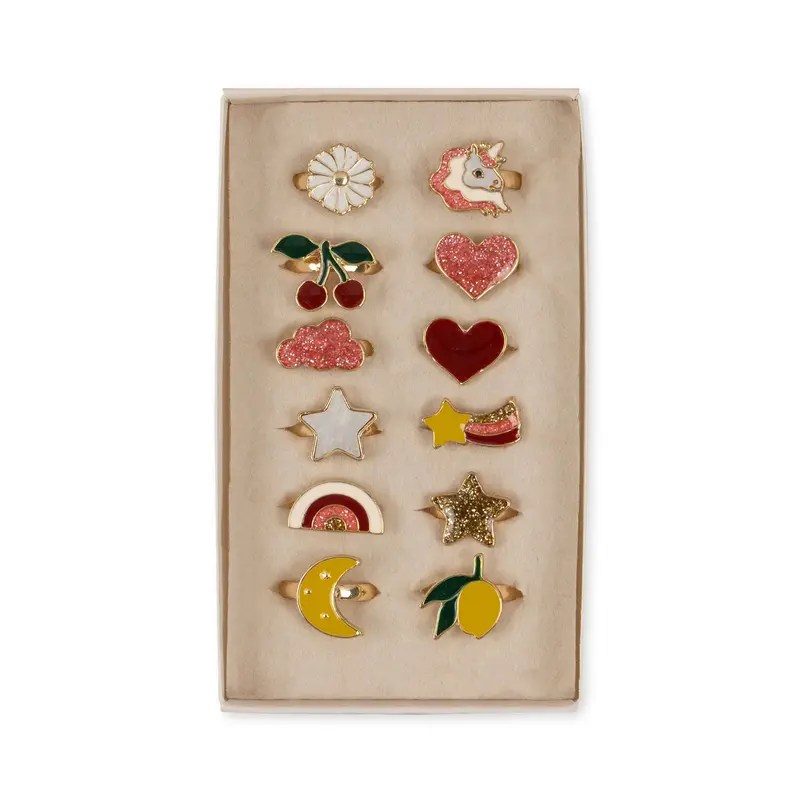 Konges Sløjd Konges Sløjd 12 Pack Ring Set