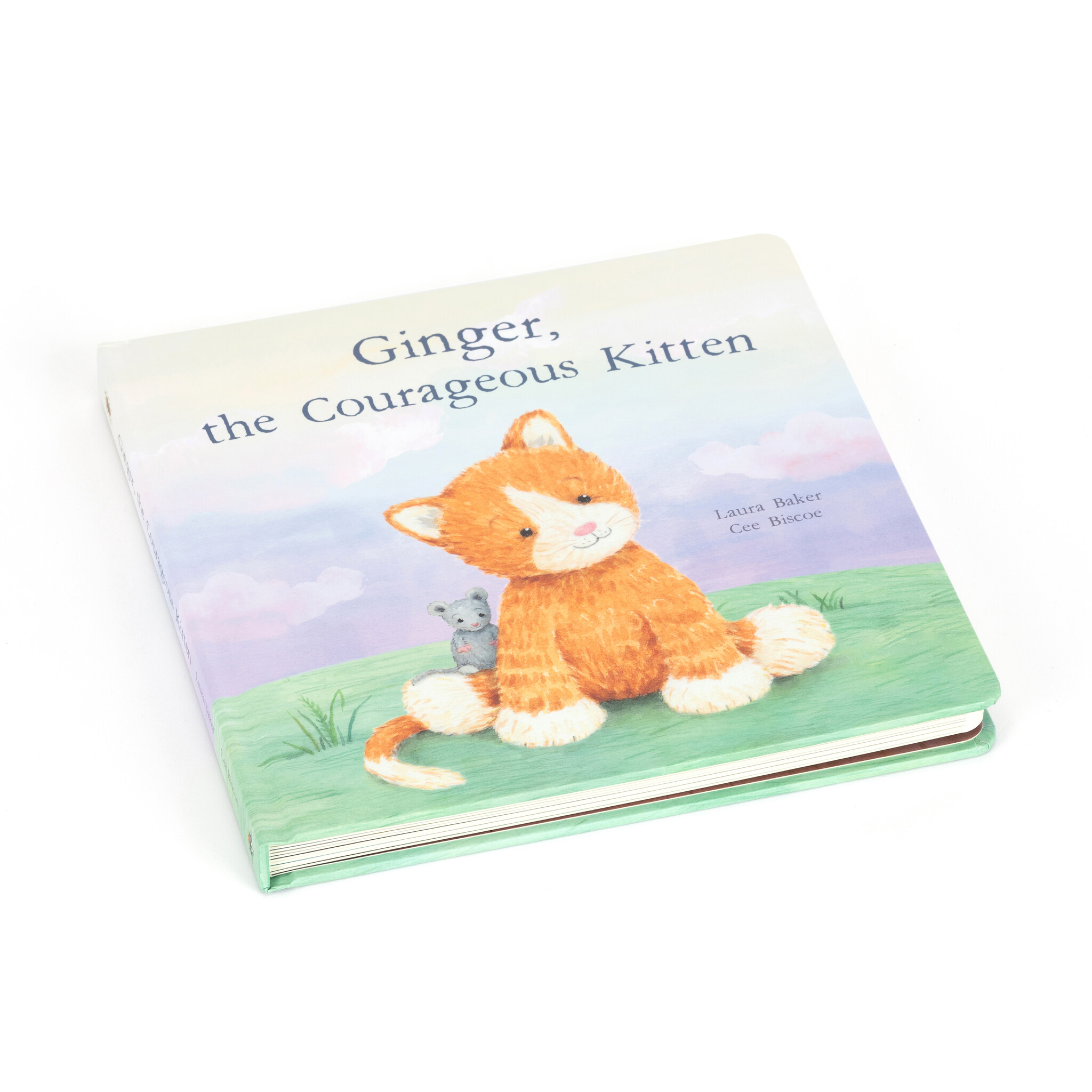JellyCat JellyCat Ginger, the Courageous Kitten Book