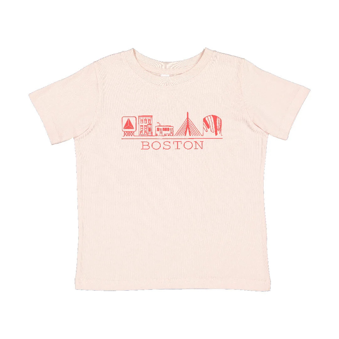 Sidetrack Sidetrack Boston View Short Sleeve Tee Shirt