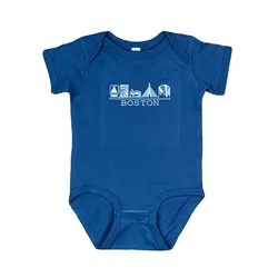 Sidetrack Sidetrack Short Sleeve Boston View Onesie