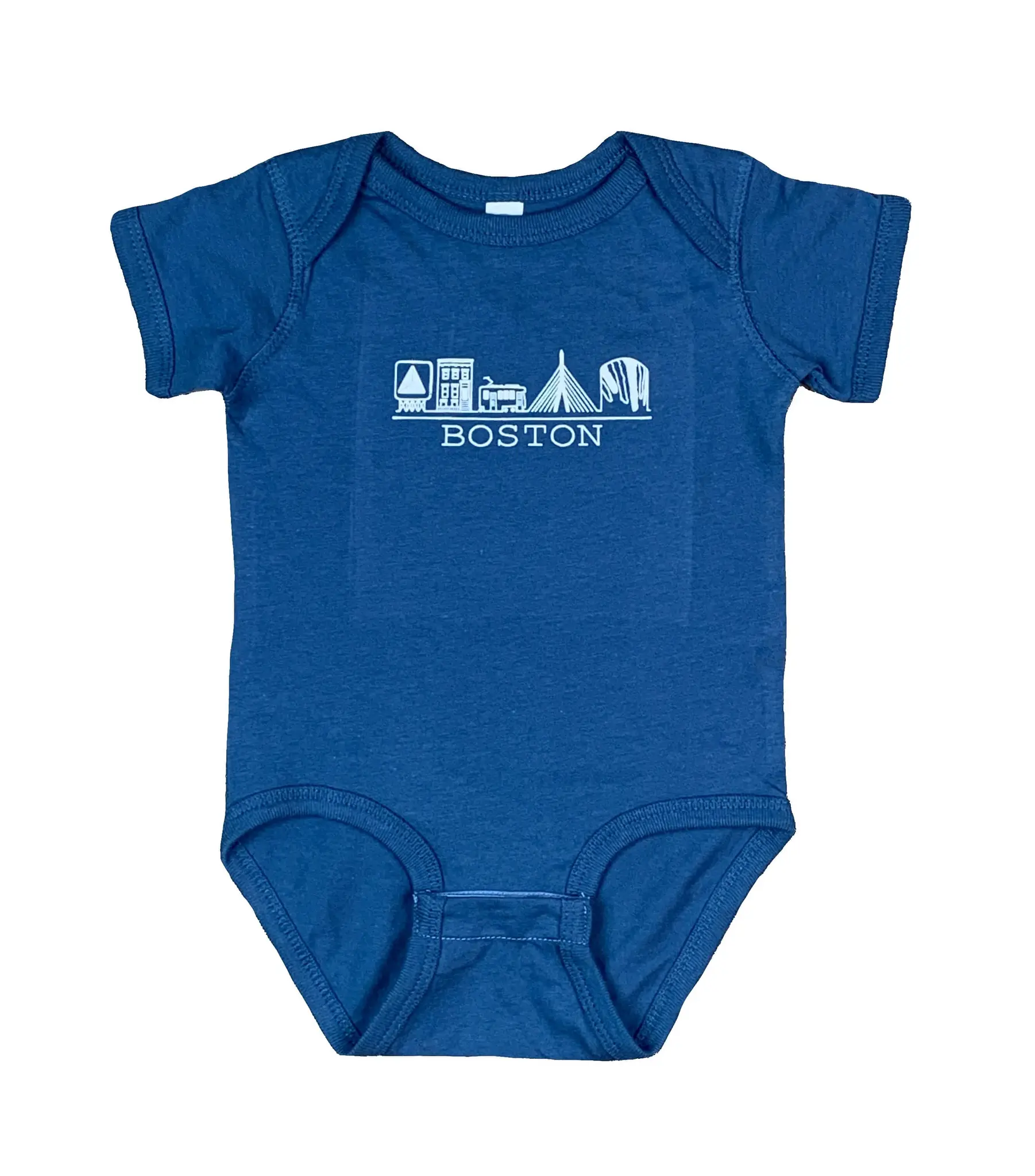 Sidetrack Sidetrack Short Sleeve Boston View Onesie