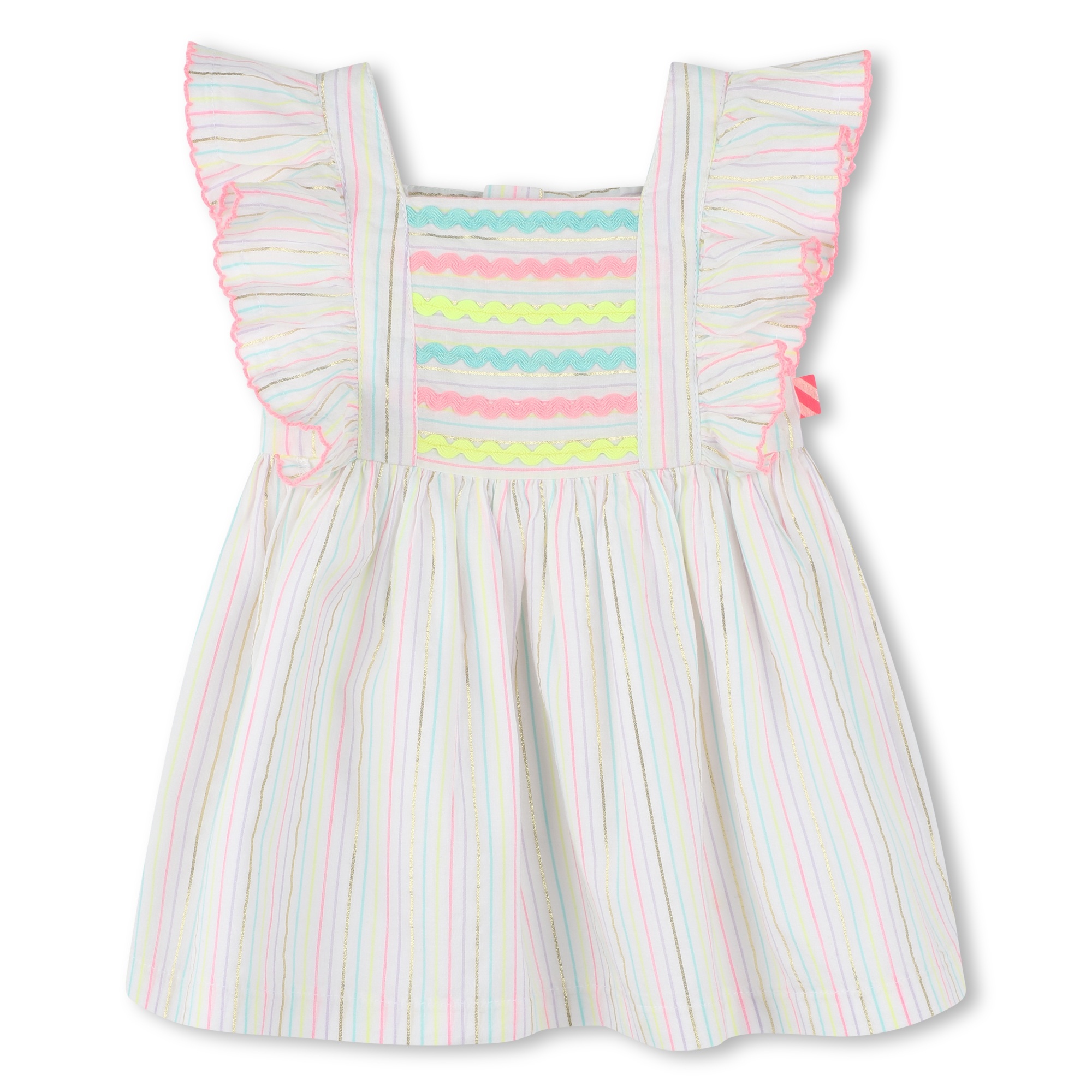 Billieblush Billieblush Ruffle Shoulder Dress & Bloomer Set