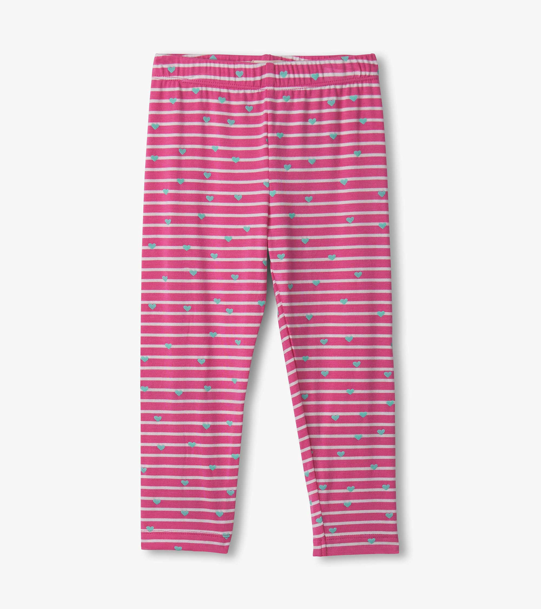 Hatley Hatley Little Hearts Stretch Bamboo Leggings