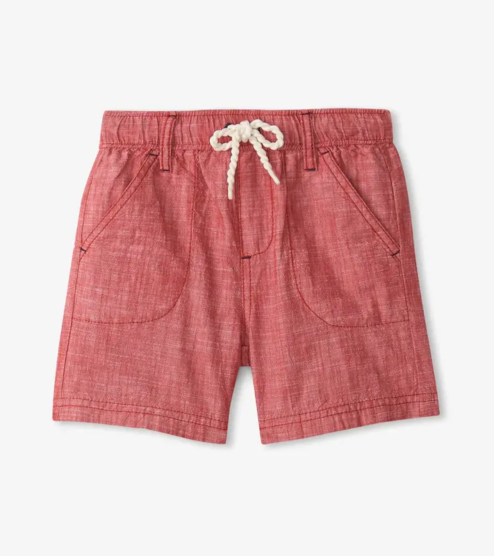 Hatley Hatley Nautical Chambray Woven Short