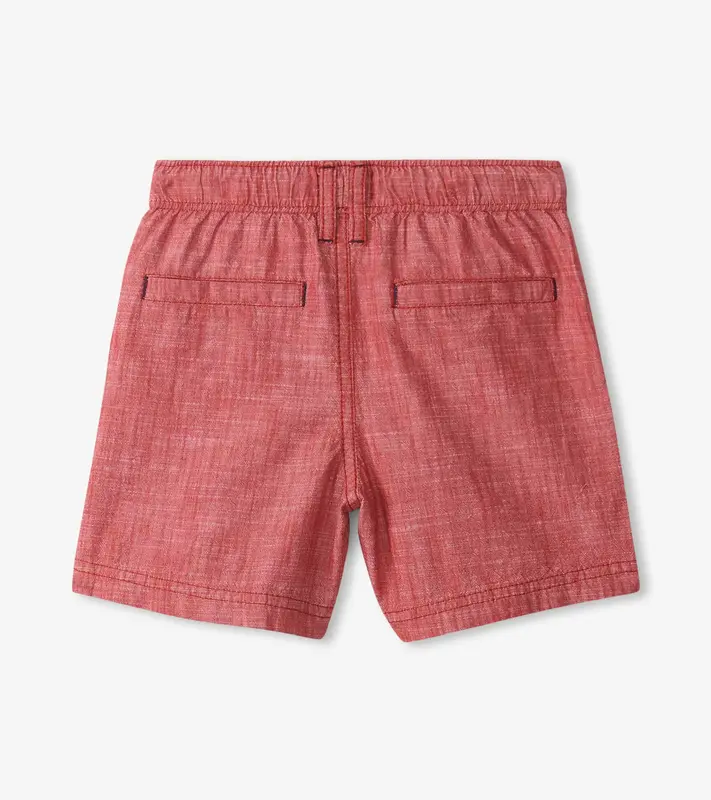 Hatley Hatley Nautical Chambray Woven Short