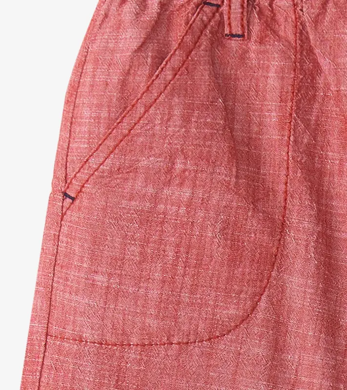Hatley Hatley Nautical Chambray Woven Short