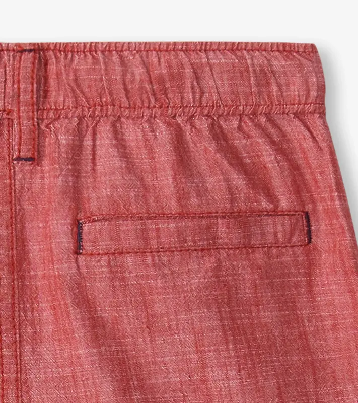 Hatley Hatley Nautical Chambray Woven Short