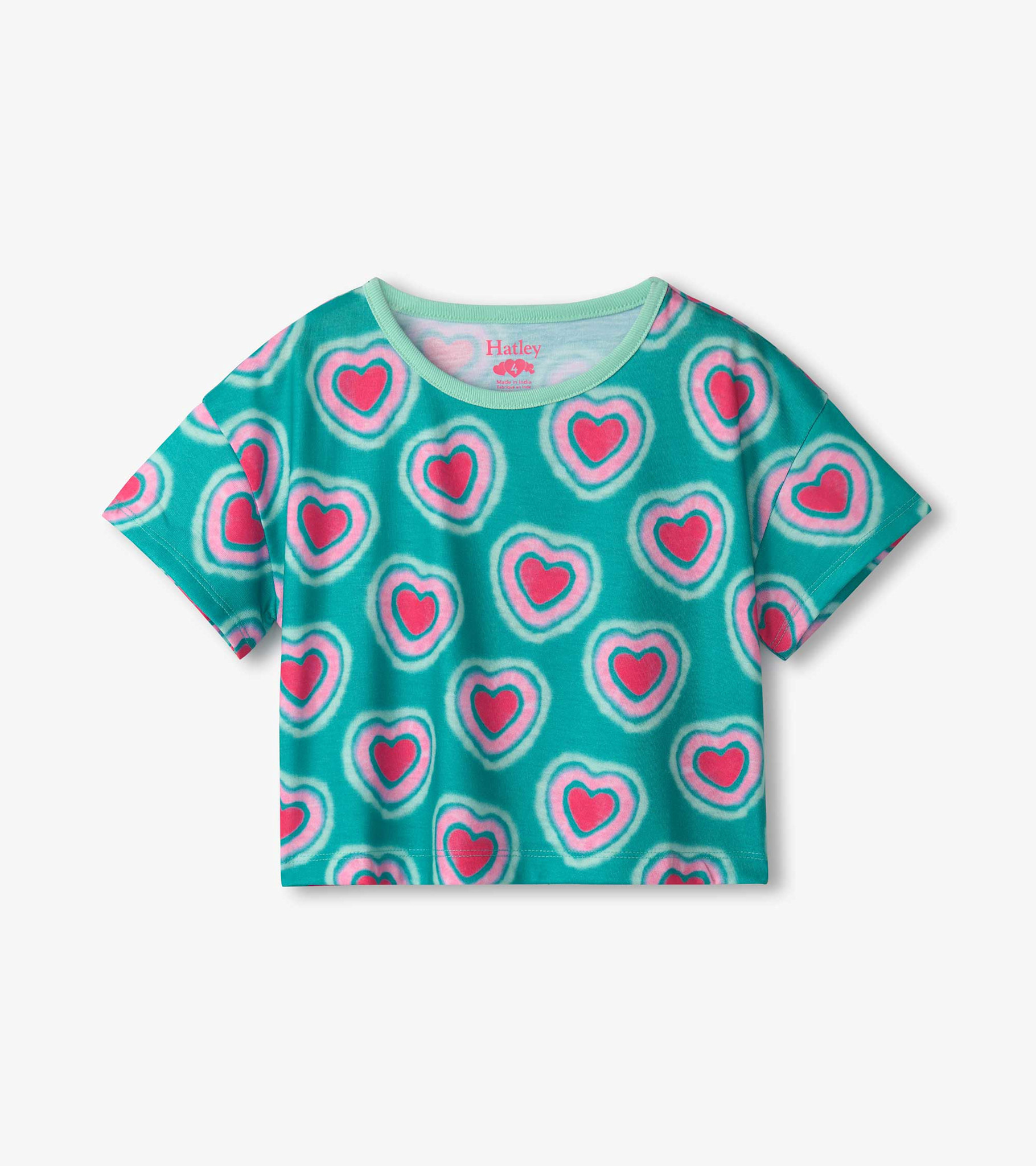 Hatley Hatley Glowing Hearts Short Sleep Set