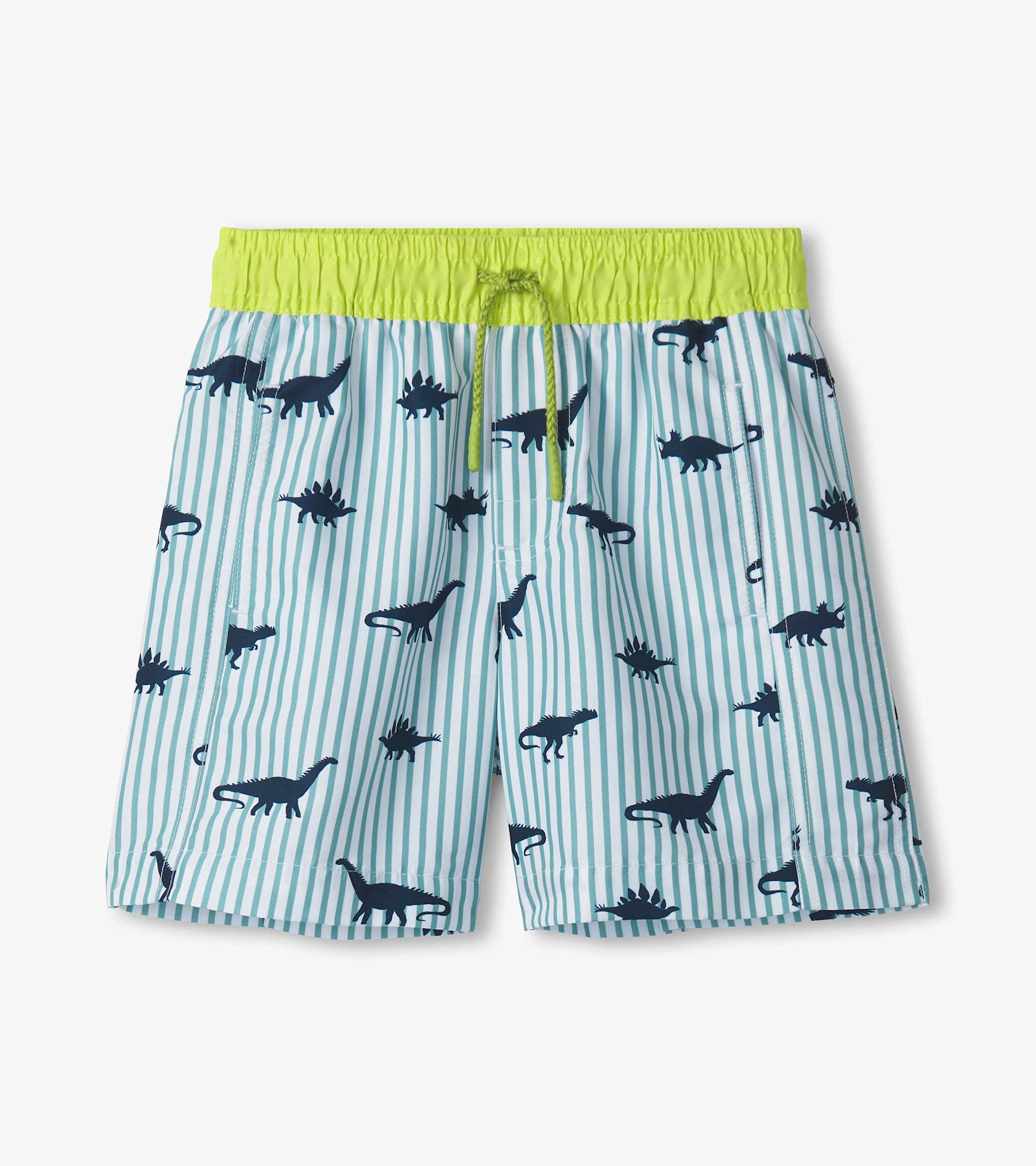 Hatley Hatley Dino Stripes Swim Trunks