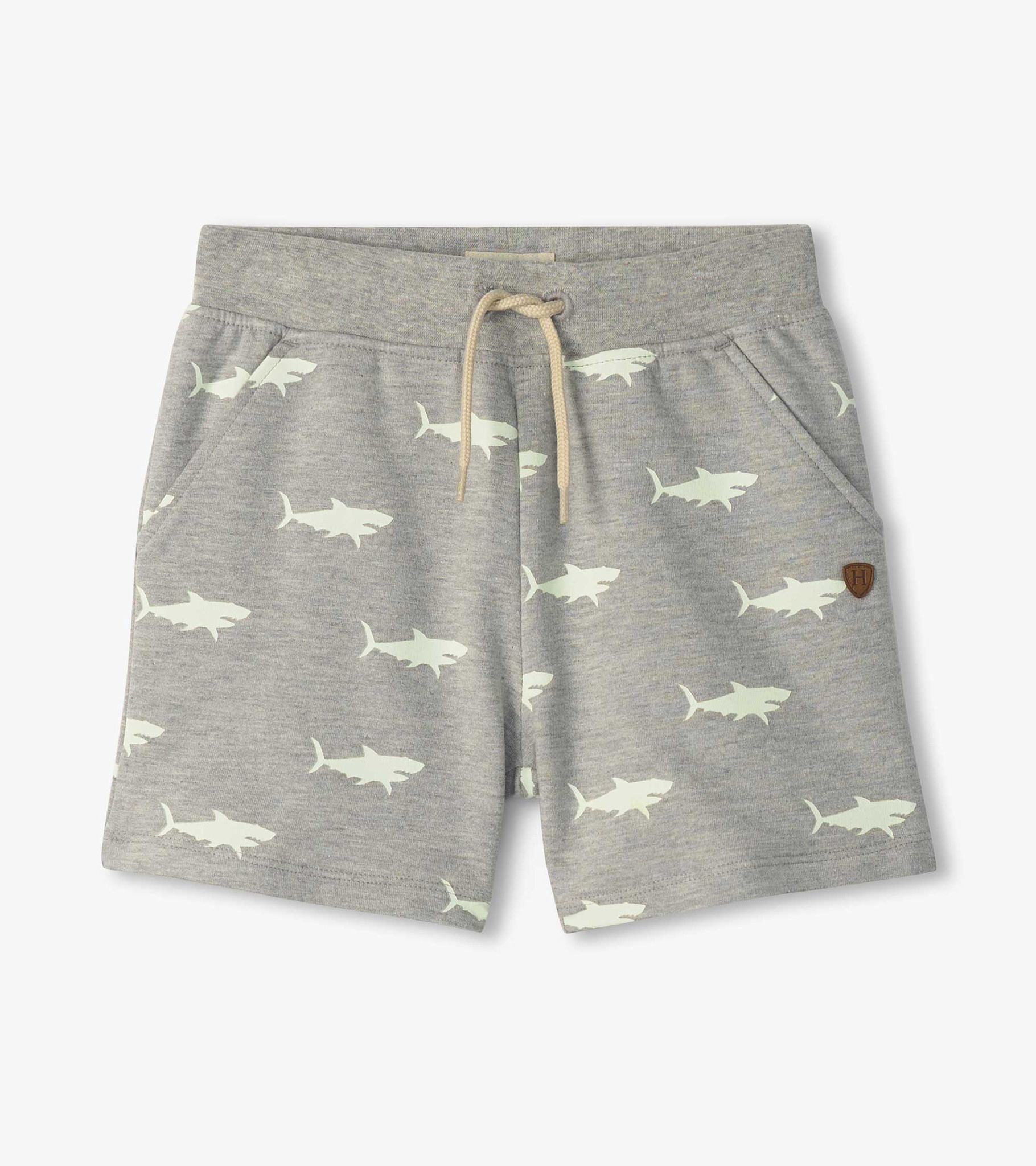 Hatley Hatley Glow in the Dark Sharks Pull On Shorts