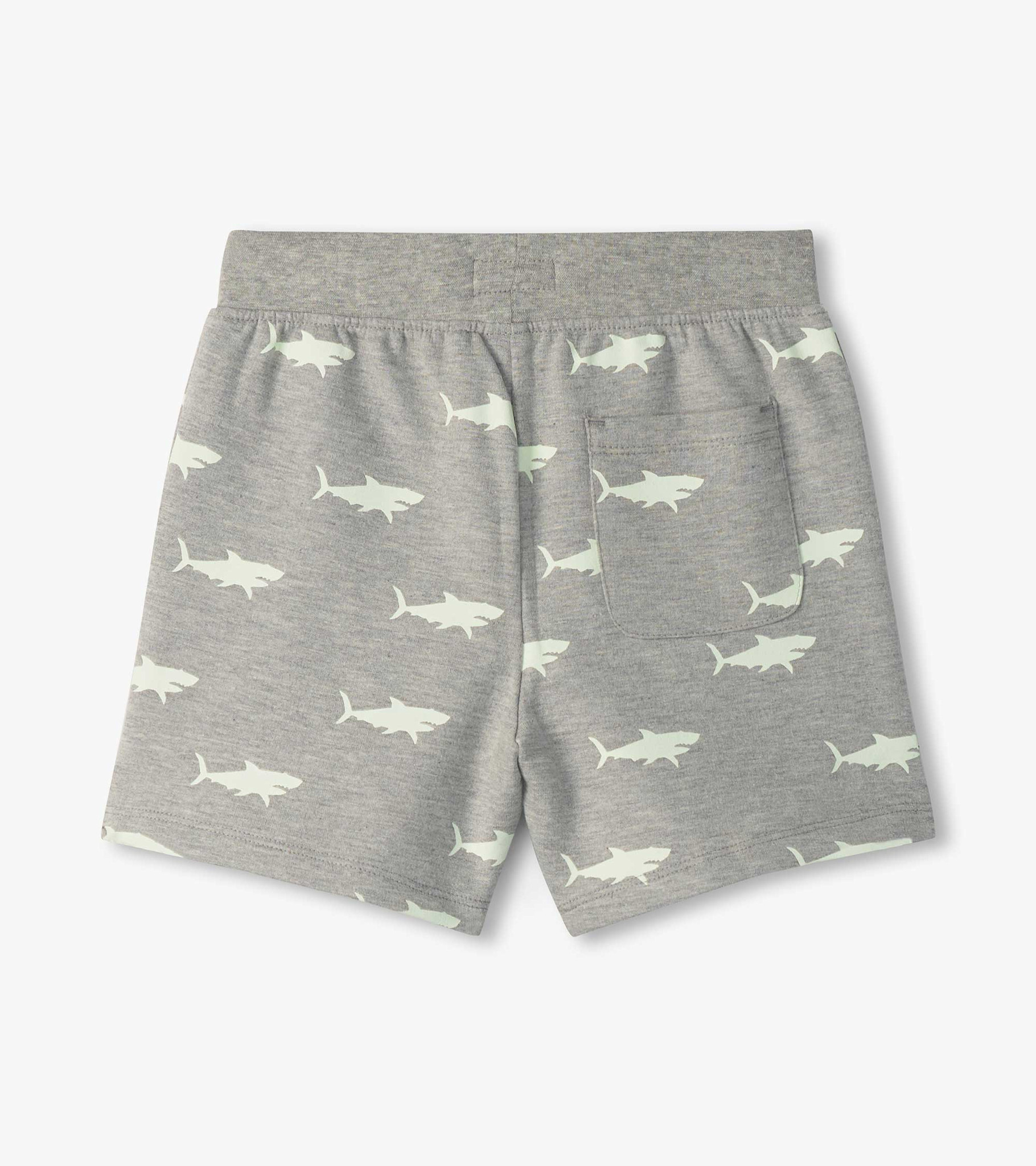 Hatley Hatley Glow in the Dark Sharks Pull On Shorts