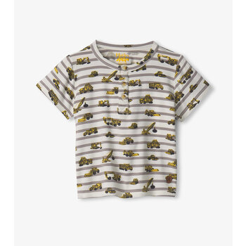 Hatley Hatley Construction Bamboo Henley Tee