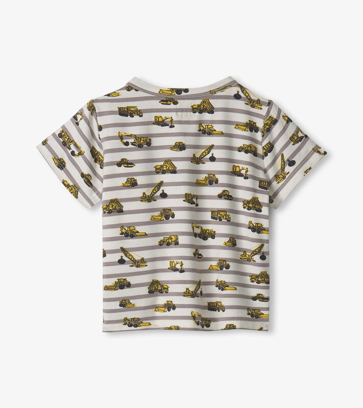 Hatley Hatley Construction Bamboo Henley Tee