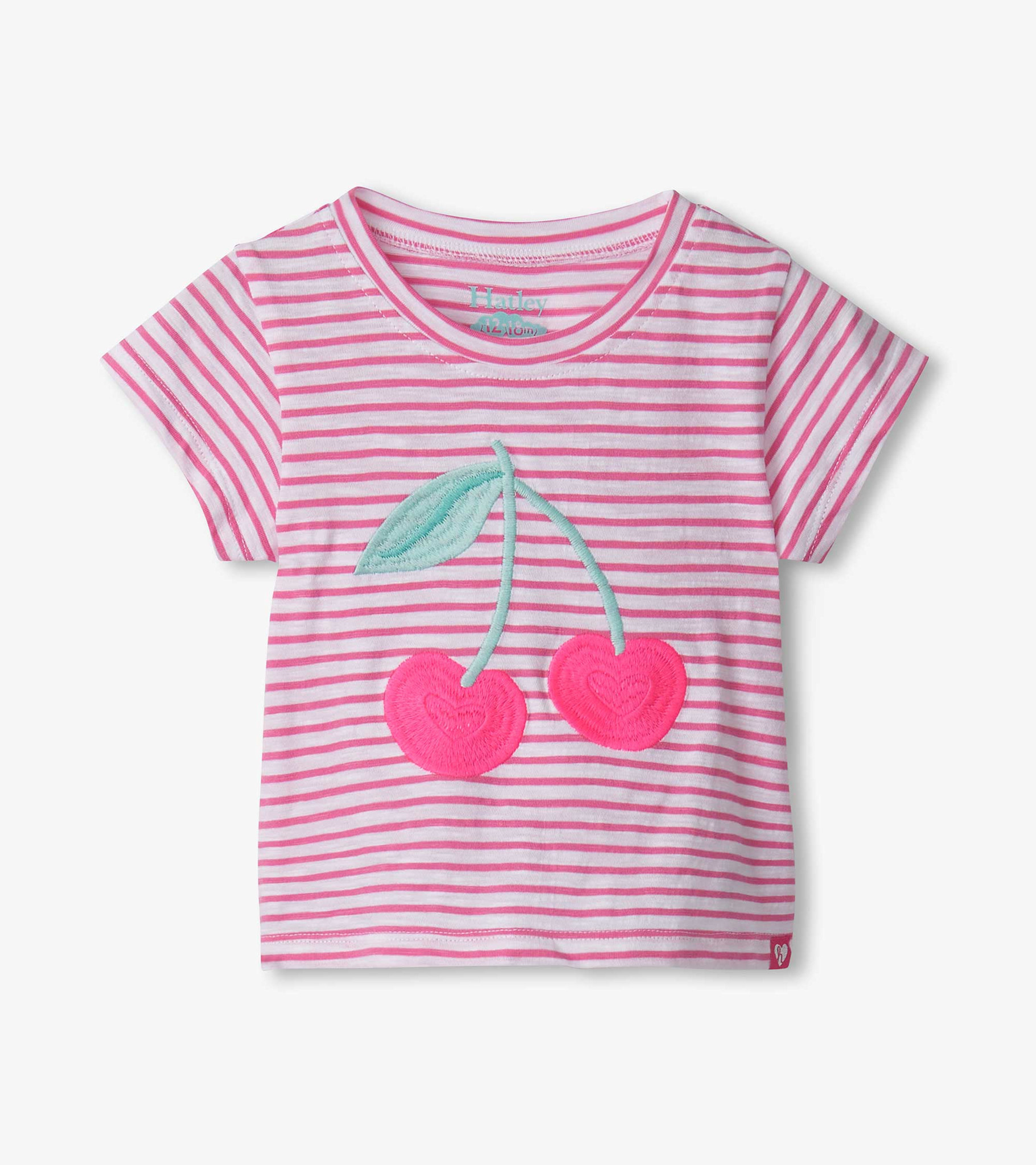 Hatley Hatley Cherry Stripes Graphic Tee