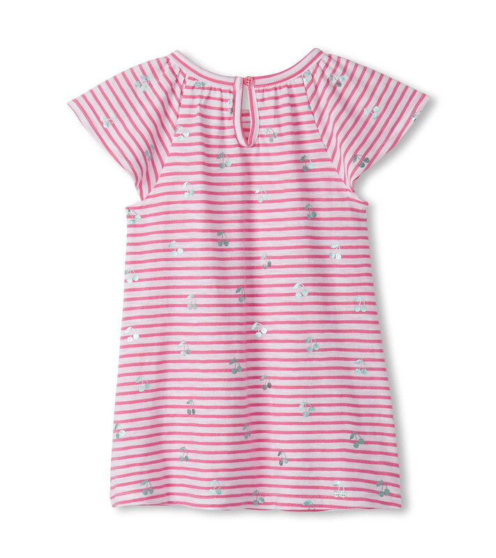 Hatley Hatley Cherry Stripes Easy Raglan Dress