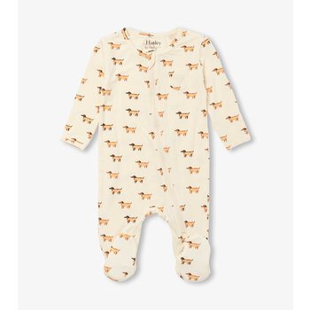 ZIPPER FOOTIE - HOTDOGS ZIPPER FOOTIE - HOTDOGS