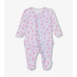 Hatley Hatley Twinkle Fairies Baby Ruffle Footed Coverall